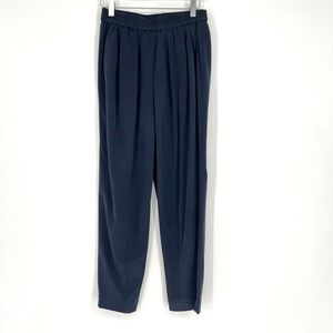 Kit and Ace Pants Womens 6 Silk Blend Pull On Elastic Waist‎ Relaxed Fit Casual
